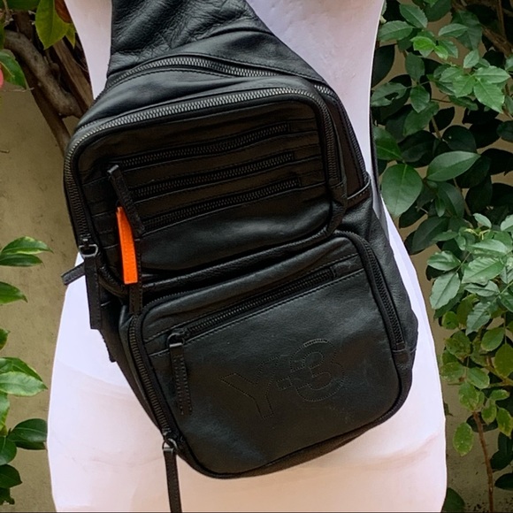 Yohji Yamamoto Bags Rare Yohji Yamamoto Adidas Black Pebbled